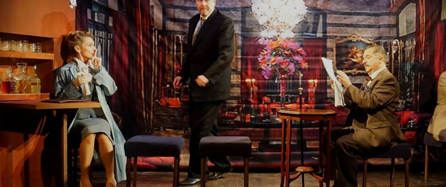 Ralf Wapler Lichtdesign für Mord im Orientexpress, hier ein Probenfoto