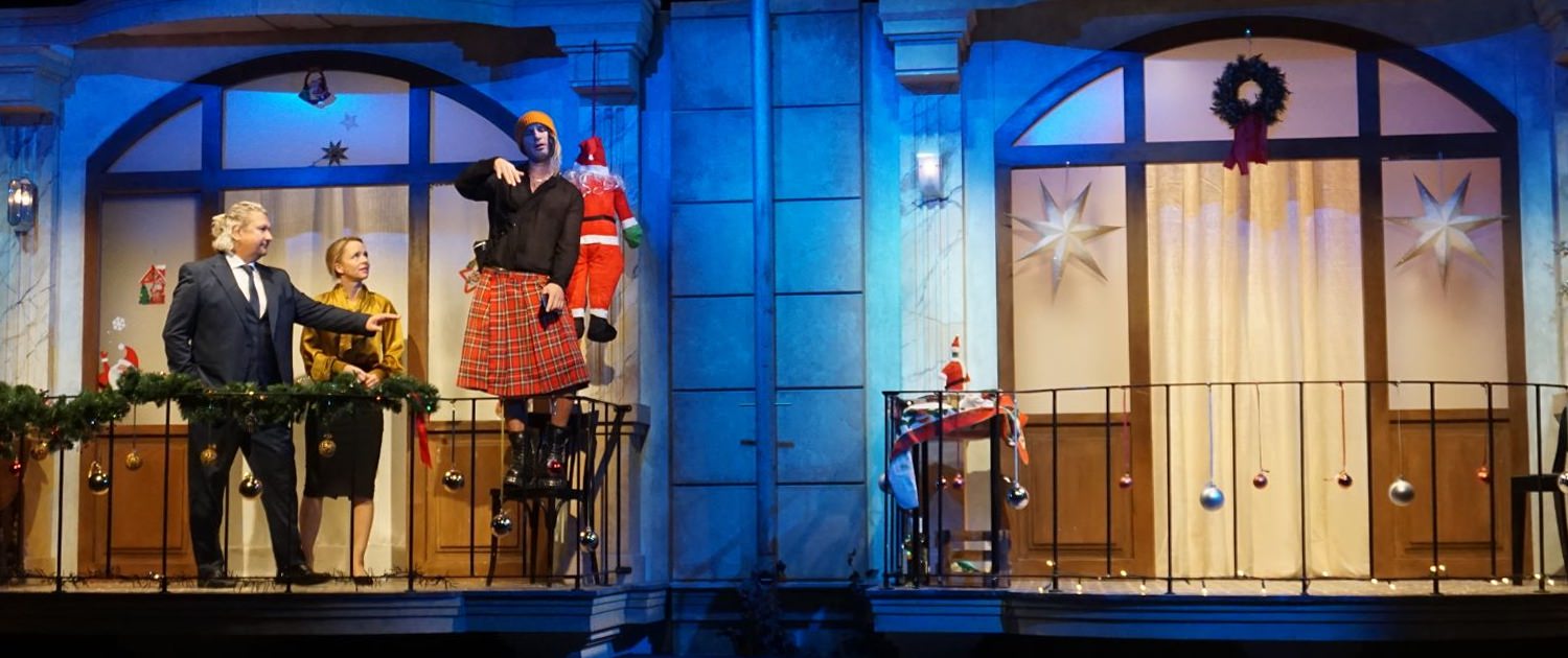 Weihnachten auf dem Balkon